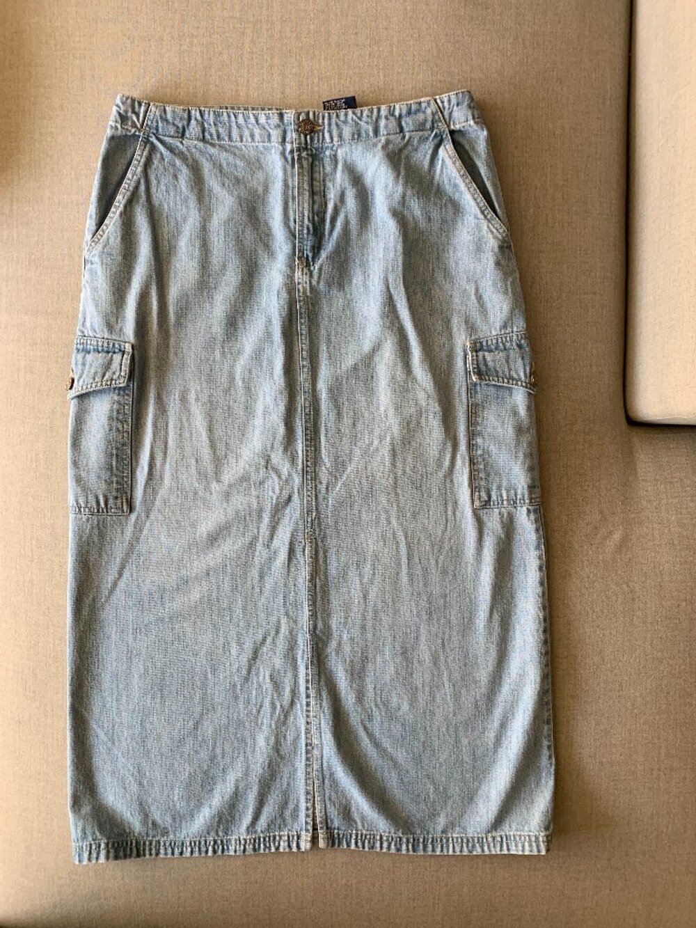 Bill Blass 100% Cotton Denim Skirt